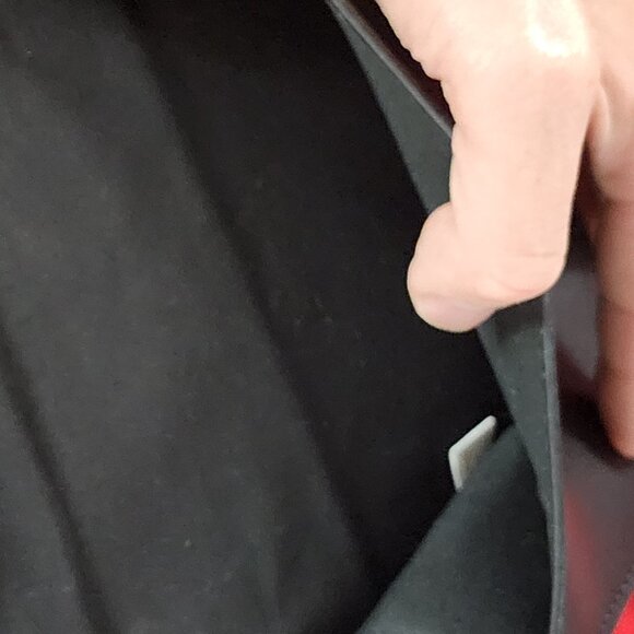 Cruise Club Dark Navy PVC Poly Gold Hardware Baby Satchel Clasp Cross Body Purse - Picture 13 of 16